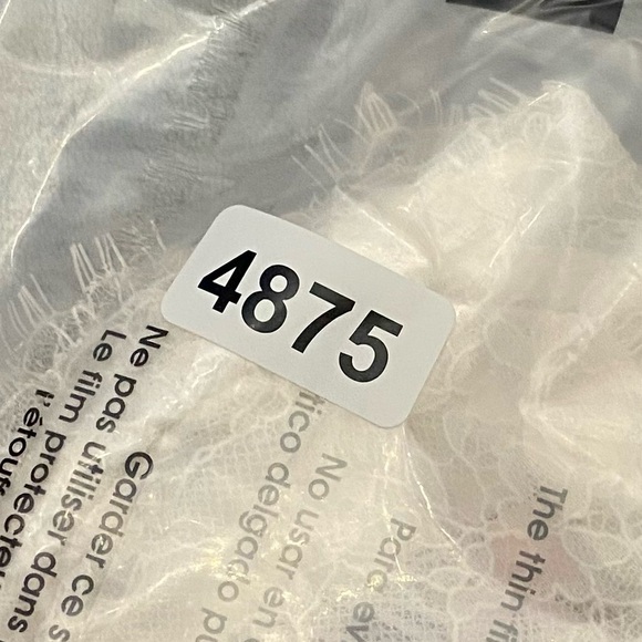 NEW Victoria's Secret Dream Angels White Sheer Lace Unlined Demi Bra 4875 - Picture 8 of 8